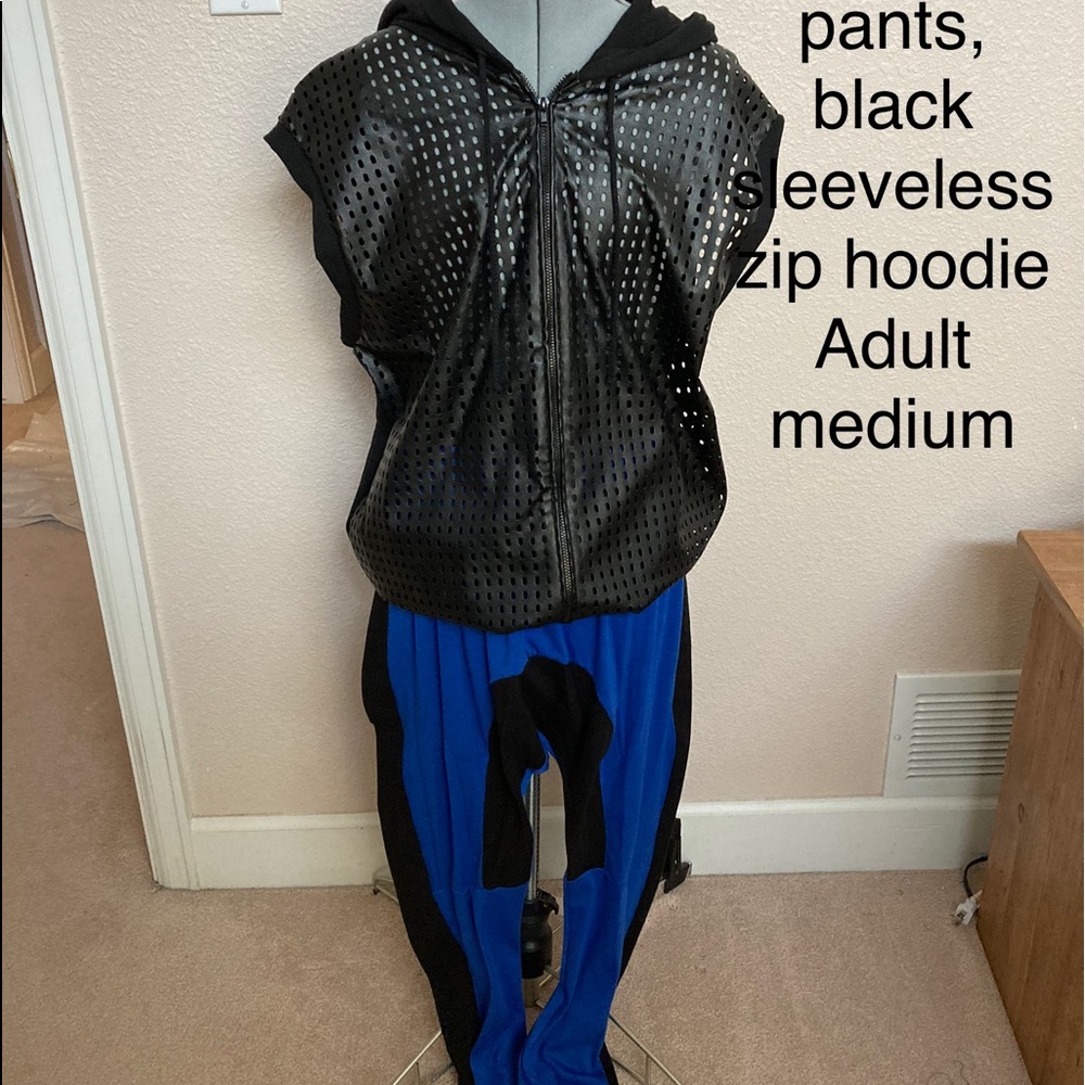 Cool funky hip hop style outfit. Also street tap & cosplay.  Adult Medium.